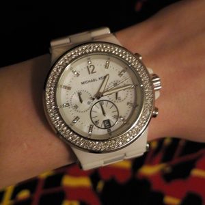 MK5391 White Ceramic Watch